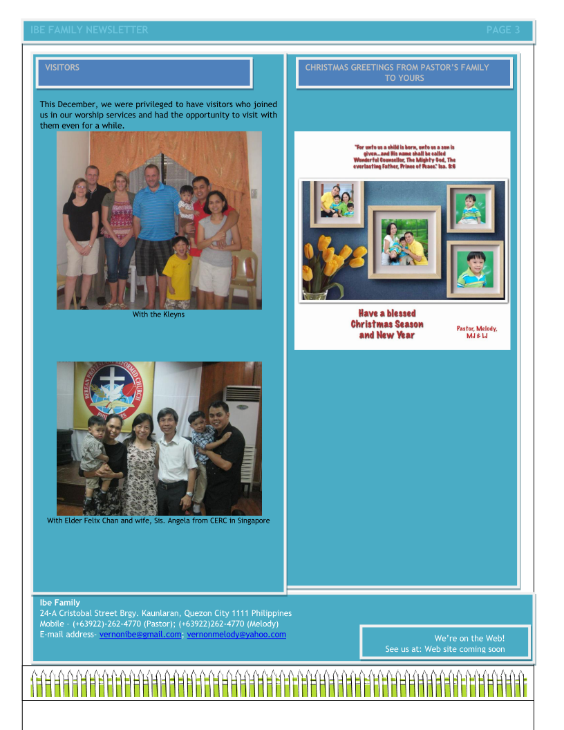 Ibe Family Newsletter-Sept-Dec 2013 Page 3