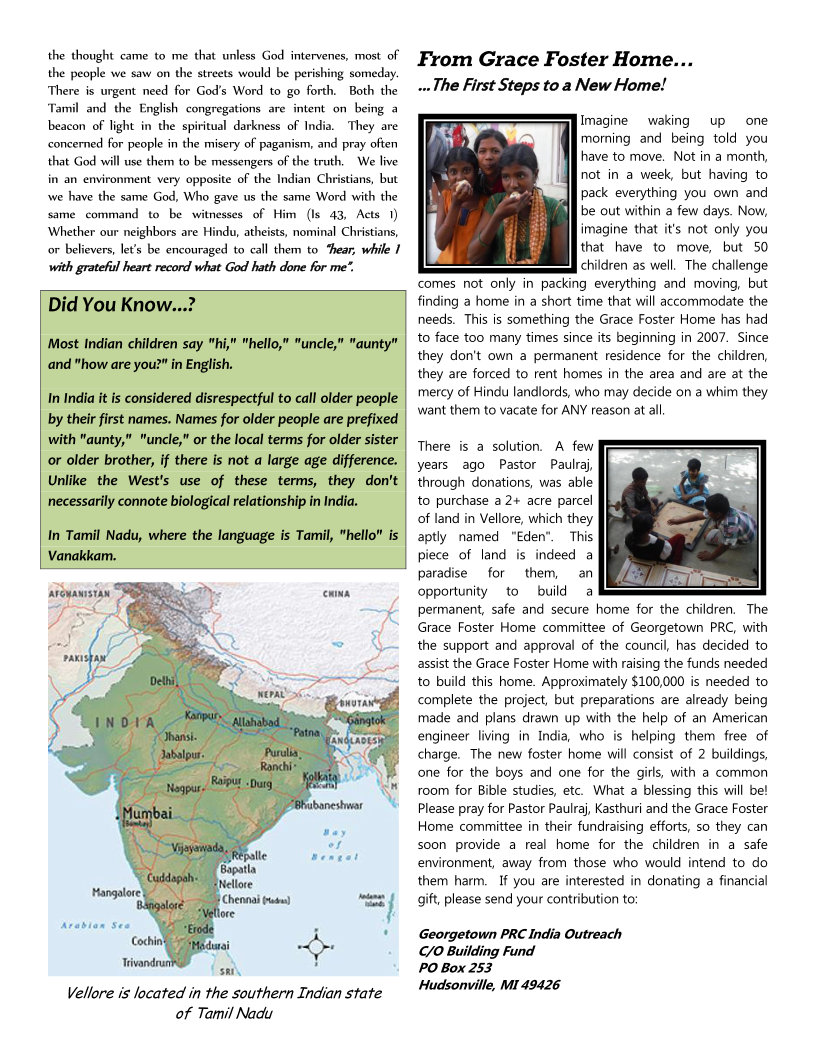 India Newsletter - April 2014 Page 2